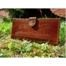 Daiļrade dabīgas ādas naudas maks Nr.43/18